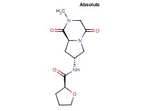 (2S)-N-[(7R,8aS)-2-methyl-1,4-dioxooctahydropyrrolo[1,2-a]pyrazin-7-yl]tetrahydrofuran-2-carboxamide