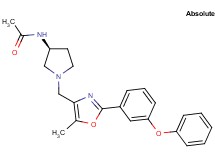 N-((3S)-1-{[5-methyl-2-(3-phenoxyphenyl)-1,3-oxazol-4-yl]methyl}pyrrolidin-3-yl)acetamide