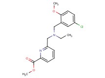 methyl 6-{[(5-chloro-2-methoxybenzyl)(ethyl)amino]methyl}pyridine-2-carboxylate