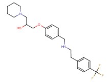 1-(1-piperidinyl)-3-{4-[({2-[4-(trifluoromethyl)phenyl]ethyl}amino)methyl]phenoxy}-2-propanol