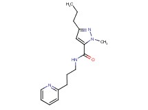 1-methyl-3-propyl-N-[3-(2-pyridinyl)propyl]-1H-pyrazole-5-carboxamide