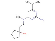 1-{2-[(2-amino-6-isopropylpyrimidin-4-yl)(methyl)amino]ethyl}cyclopentanol