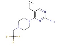 5-ethyl-4-[4-(2,2,2-trifluoroethyl)piperazin-1-yl]pyrimidin-2-amine