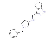 1-benzyl-N-(1,4,5,6-tetrahydrocyclopenta[c]pyrazol-3-ylmethyl)pyrrolidin-3-amine
