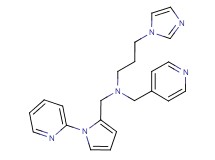 3-(1H-imidazol-1-yl)-N-(pyridin-4-ylmethyl)-N-[(1-pyridin-2-yl-1H-pyrrol-2-yl)methyl]propan-1-amine