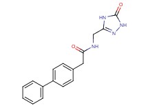 2-biphenyl-4-yl-N-[(5-oxo-4,5-dihydro-1H-1,2,4-triazol-3-yl)methyl]acetamide