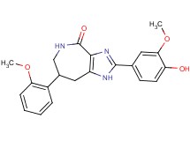 2-(4-hydroxy-3-methoxyphenyl)-7-(2-methoxyphenyl)-5,6,7,8-tetrahydroimidazo[4,5-c]azepin-4(1H)-one