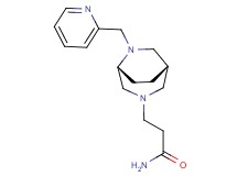 3-[(1S*,5R*)-6-(2-pyridinylmethyl)-3,6-diazabicyclo[3.2.2]non-3-yl]propanamide