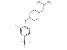 ({1-[2-fluoro-4-(trifluoromethyl)benzyl]piperidin-4-yl}methyl)dimethylamine