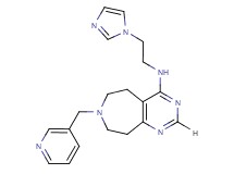 N-[2-(1H-imidazol-1-yl)ethyl]-7-(pyridin-3-ylmethyl)-6,7,8,9-tetrahydro-5H-pyrimido[4,5-d]azepin-4-amine