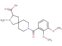 8-(2,3-dimethoxybenzoyl)-2-methyl-2,8-diazaspiro[4.5]decane-3-carboxylic acid