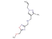 1-(1-allyl-3-methyl-1H-pyrazol-4-yl)-N-{[5-(methoxymethyl)-1,2,4-oxadiazol-3-yl]methyl}methanamine