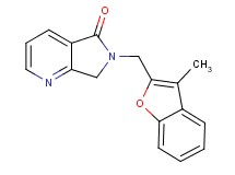 6-[(3-methyl-1-benzofuran-2-yl)methyl]-6,7-dihydro-5H-pyrrolo[3,4-b]pyridin-5-one