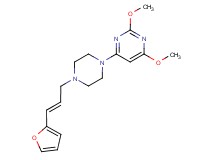 4-{4-[(2E)-3-(2-furyl)prop-2-en-1-yl]piperazin-1-yl}-2,6-dimethoxypyrimidine