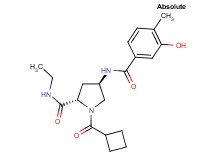 (4R)-1-(cyclobutylcarbonyl)-N-ethyl-4-[(3-hydroxy-4-methylbenzoyl)amino]-L-prolinamide