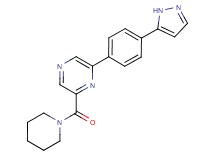 2-(piperidin-1-ylcarbonyl)-6-[4-(1H-pyrazol-5-yl)phenyl]pyrazine