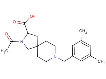 2-acetyl-8-(3,5-dimethylbenzyl)-2,8-diazaspiro[4.5]decane-3-carboxylic acid