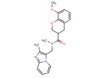 8-methoxy-N-methyl-N-[(2-methylimidazo[1,2-a]pyridin-3-yl)methyl]-3-chromanecarboxamide