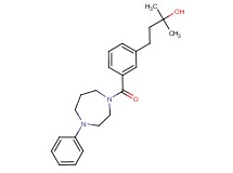 2-methyl-4-{3-[(4-phenyl-1,4-diazepan-1-yl)carbonyl]phenyl}-2-butanol