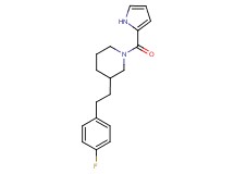 3-[2-(4-fluorophenyl)ethyl]-1-(1H-pyrrol-2-ylcarbonyl)piperidine