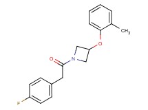 1-[(4-fluorophenyl)acetyl]-3-(2-methylphenoxy)azetidine