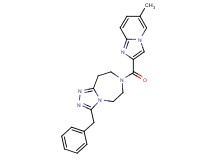 3-benzyl-7-[(6-methylimidazo[1,2-a]pyridin-2-yl)carbonyl]-6,7,8,9-tetrahydro-5H-[1,2,4]triazolo[4,3-d][1,4]diazepine