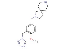 2-[4-methoxy-3-(1H-1,2,4-triazol-1-ylmethyl)benzyl]-2,8-diazaspiro[4.5]decane dihydrochloride