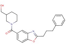 (1-{[2-(3-phenylpropyl)-1,3-benzoxazol-5-yl]carbonyl}-3-piperidinyl)methanol