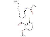 N-[(3R*,4S*)-1-(2-fluoro-6-methoxybenzoyl)-4-propyl-3-pyrrolidinyl]acetamide