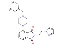 4-[4-(2-ethylbutyl)-1-piperazinyl]-2-[2-(1H-pyrazol-1-yl)ethyl]-1H-isoindole-1,3(2H)-dione