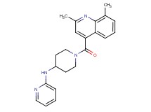 N-{1-[(2,8-dimethyl-4-quinolinyl)carbonyl]-4-piperidinyl}-2-pyridinamine