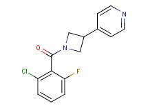 4-[1-(2-chloro-6-fluorobenzoyl)-3-azetidinyl]pyridine