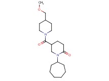 1-cycloheptyl-5-{[4-(methoxymethyl)-1-piperidinyl]carbonyl}-2-piperidinone