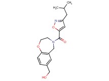 {4-[(3-isobutyl-5-isoxazolyl)carbonyl]-2,3,4,5-tetrahydro-1,4-benzoxazepin-7-yl}methanol
