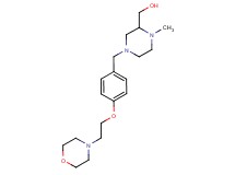 {1-methyl-4-[4-(2-morpholin-4-ylethoxy)benzyl]piperazin-2-yl}methanol