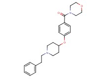 4-(4-{[1-(2-phenylethyl)piperidin-4-yl]oxy}benzoyl)morpholine