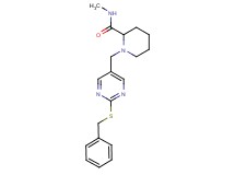 1-{[2-(benzylthio)pyrimidin-5-yl]methyl}-N-methylpiperidine-2-carboxamide