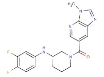 N-(3,4-difluorophenyl)-1-[(3-methyl-3H-imidazo[4,5-b]pyridin-6-yl)carbonyl]-3-piperidinamine