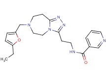 N-(2-{7-[(5-ethyl-2-furyl)methyl]-6,7,8,9-tetrahydro-5H-[1,2,4]triazolo[4,3-d][1,4]diazepin-3-yl}ethyl)nicotinamide