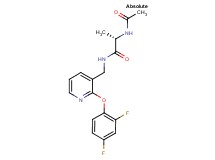 N~2~-acetyl-N~1~-{[2-(2,4-difluorophenoxy)pyridin-3-yl]methyl}-L-alaninamide