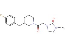 1-{2-[3-(4-fluorobenzyl)piperidin-1-yl]-2-oxoethyl}-3-methylimidazolidin-2-one