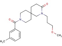 2-(3-methoxypropyl)-9-(3-methylbenzoyl)-2,9-diazaspiro[5.5]undecan-3-one