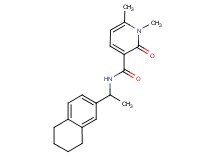 1,6-dimethyl-2-oxo-N-[1-(5,6,7,8-tetrahydronaphthalen-2-yl)ethyl]-1,2-dihydropyridine-3-carboxamide