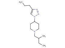 1-(2-methylbutyl)-4-(4-propyl-1H-1,2,3-triazol-1-yl)piperidine