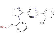 2-(2-{2-[2-(2-methylphenyl)pyrimidin-5-yl]-1H-imidazol-1-yl}phenyl)ethanol