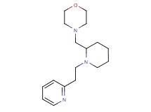 4-({1-[2-(2-pyridinyl)ethyl]-2-piperidinyl}methyl)morpholine