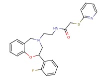 N-{2-[2-(2-fluorophenyl)-2,3-dihydro-1,4-benzoxazepin-4(5H)-yl]ethyl}-2-(2-pyridinylthio)acetamide