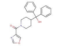 [1-(1,3-oxazol-4-ylcarbonyl)-4-piperidinyl](diphenyl)methanol