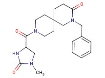 2-benzyl-9-[(1-methyl-2-oxoimidazolidin-4-yl)carbonyl]-2,9-diazaspiro[5.5]undecan-3-one