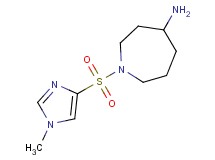 1-[(1-methyl-1H-imidazol-4-yl)sulfonyl]-4-azepanamine hydrochloride